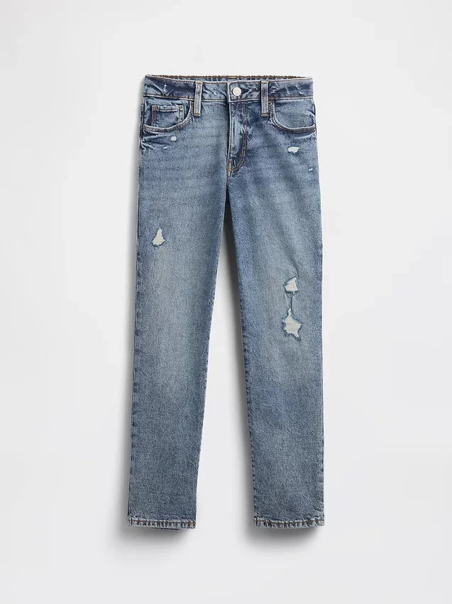 Jeans da ragazza a vita media