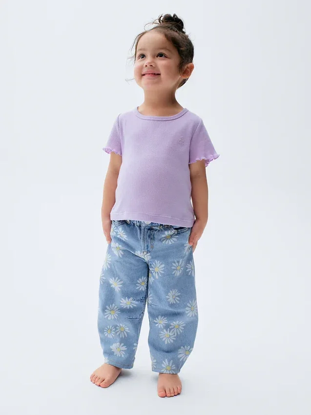 Jeans Daisy Horseshoe per neonato & bebè