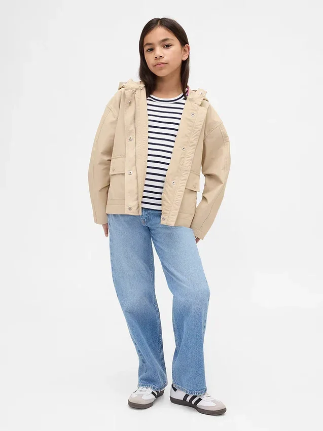 Jeans dritti a vita bassa per bambini