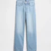 Jeans dritti a vita bassa per bambini