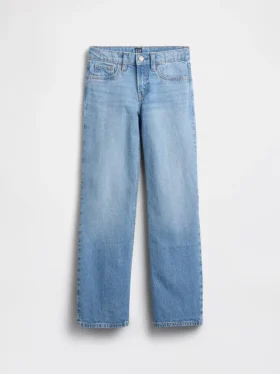 Jeans dritti a vita bassa per bambini