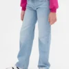 Jeans dritti a vita bassa per bambini