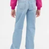 Jeans dritti a vita bassa per bambini