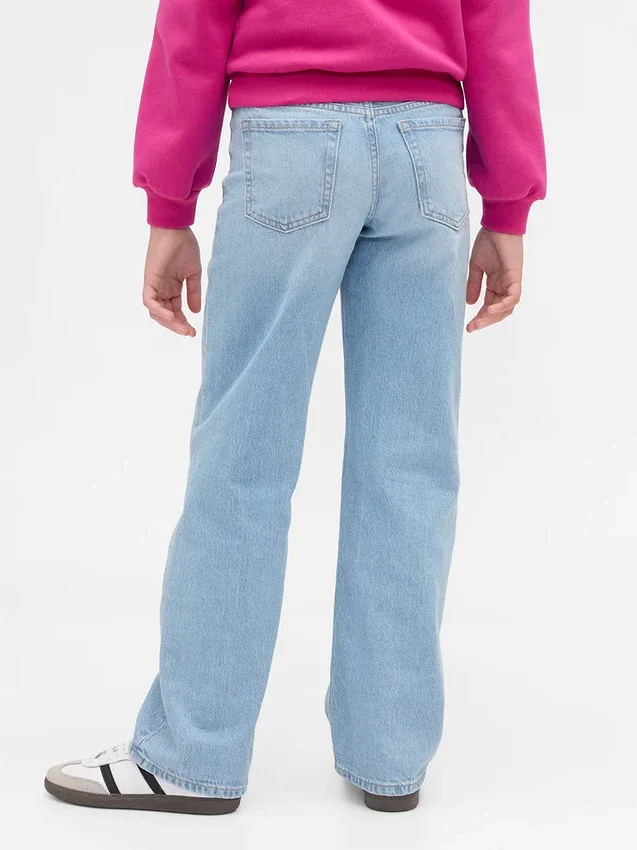 Jeans dritti a vita bassa per bambini
