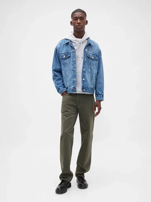 Jeans dritti dal taglio morbido