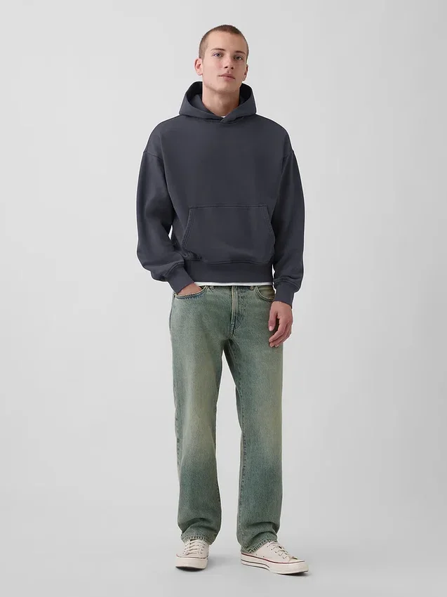 Jeans dritti dal taglio morbido
