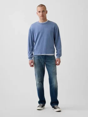 Jeans dritti dal taglio morbido