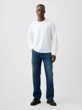 Jeans dritti dal taglio morbido