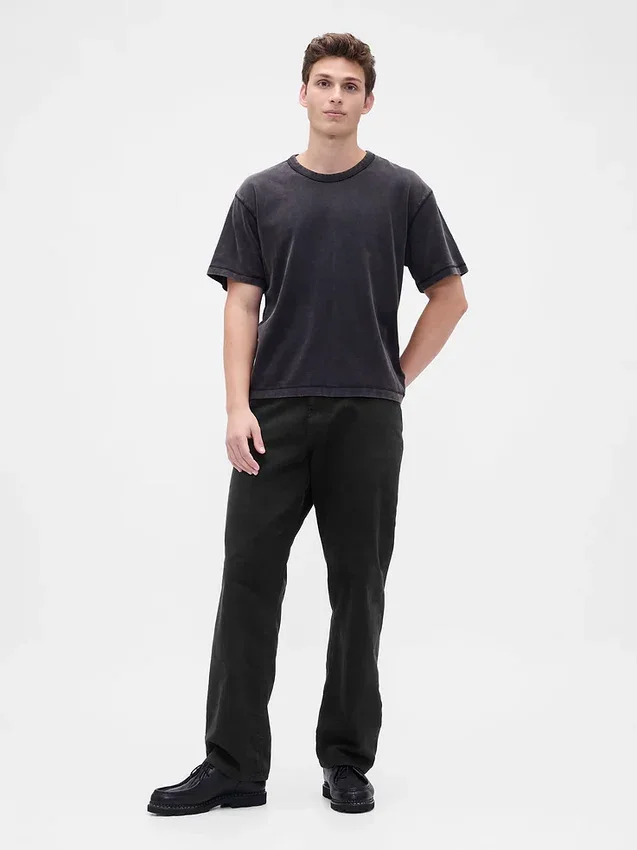 Jeans dritti dal taglio morbido