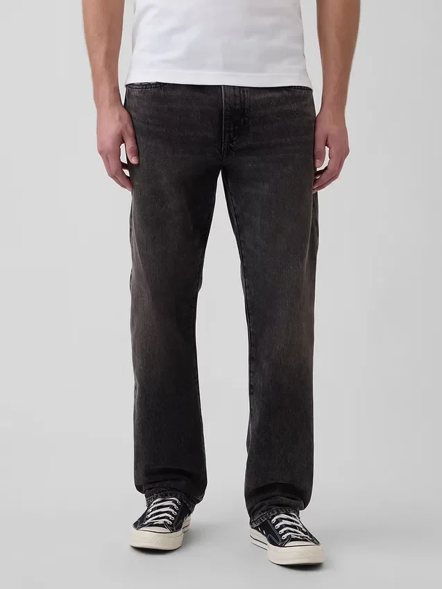 Jeans dritti dal taglio morbido
