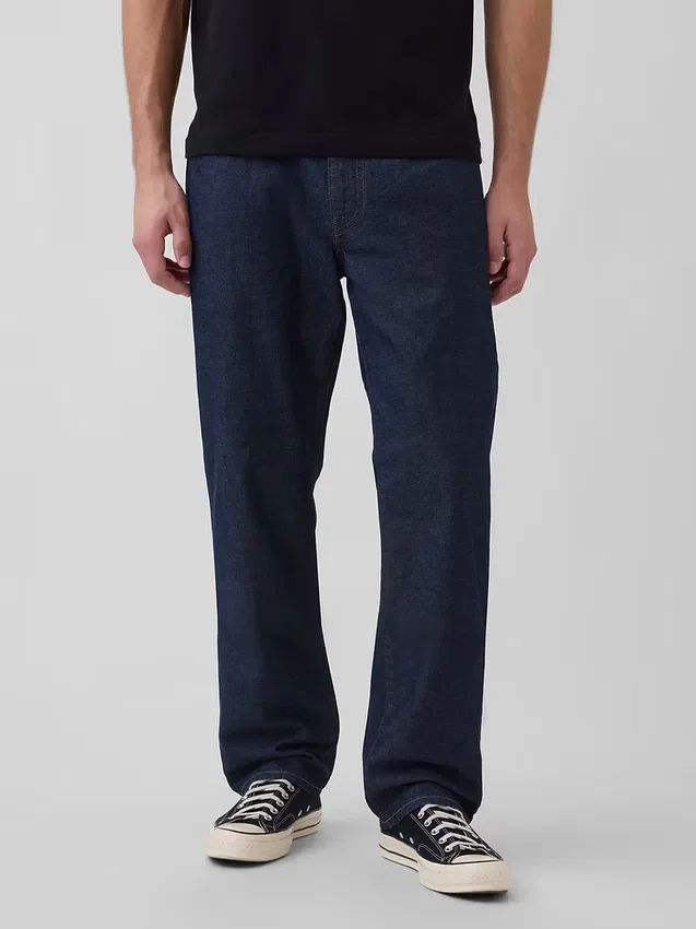 Jeans dritti dal taglio morbido