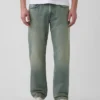 Jeans dritti dal taglio morbido
