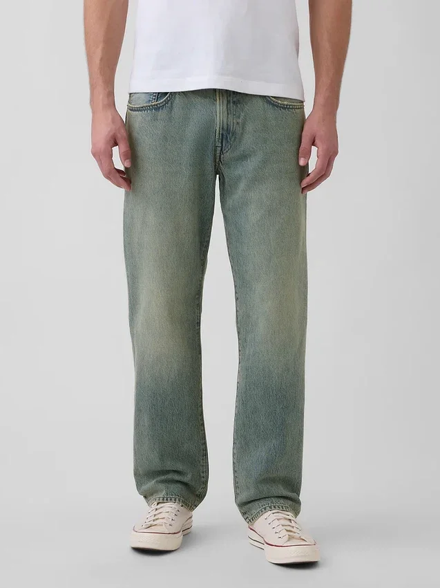 Jeans dritti dal taglio morbido