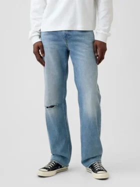 Jeans dritti dal taglio morbido