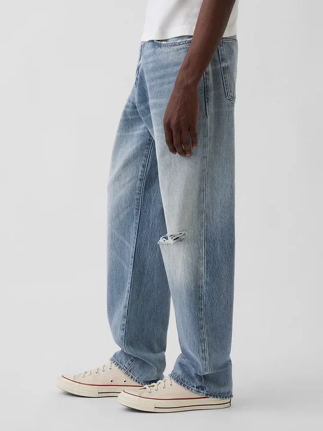 Jeans dritti dal taglio morbido