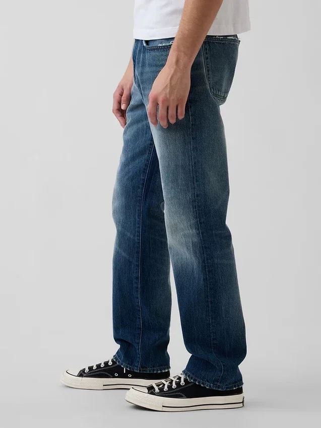 Jeans dritti dal taglio morbido
