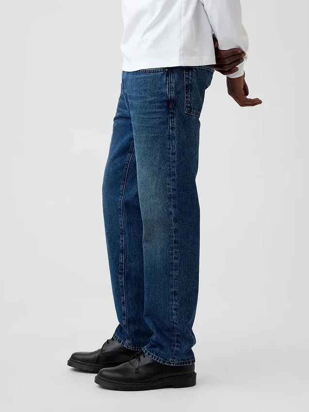 Jeans dritti dal taglio morbido