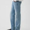 Jeans dritti dal taglio morbido