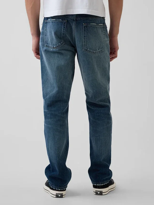 Jeans dritti dal taglio morbido