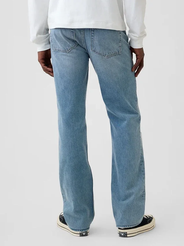 Jeans dritti dal taglio morbido