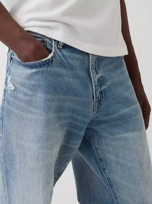 Jeans dritti dal taglio morbido