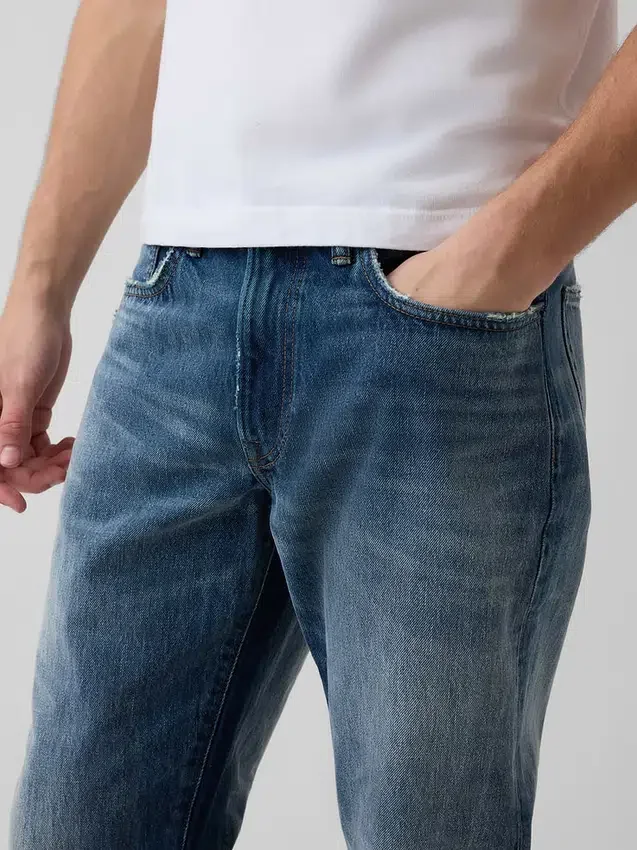 Jeans dritti dal taglio morbido