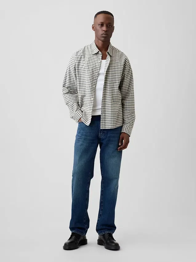 Jeans dritti dal taglio morbido