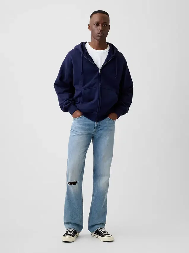 Jeans dritti dal taglio morbido