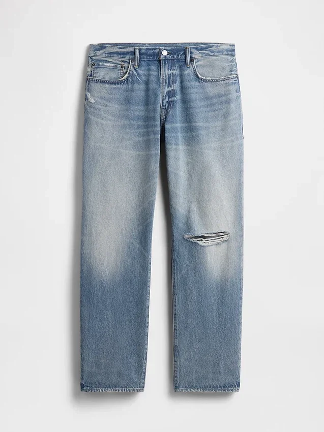 Jeans dritti dal taglio morbido