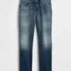 Jeans dritti dal taglio morbido