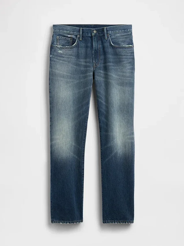Jeans dritti dal taglio morbido