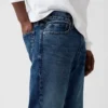Jeans dritti dal taglio morbido
