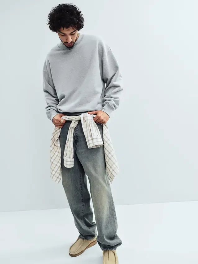 Jeans dritti dal taglio morbido