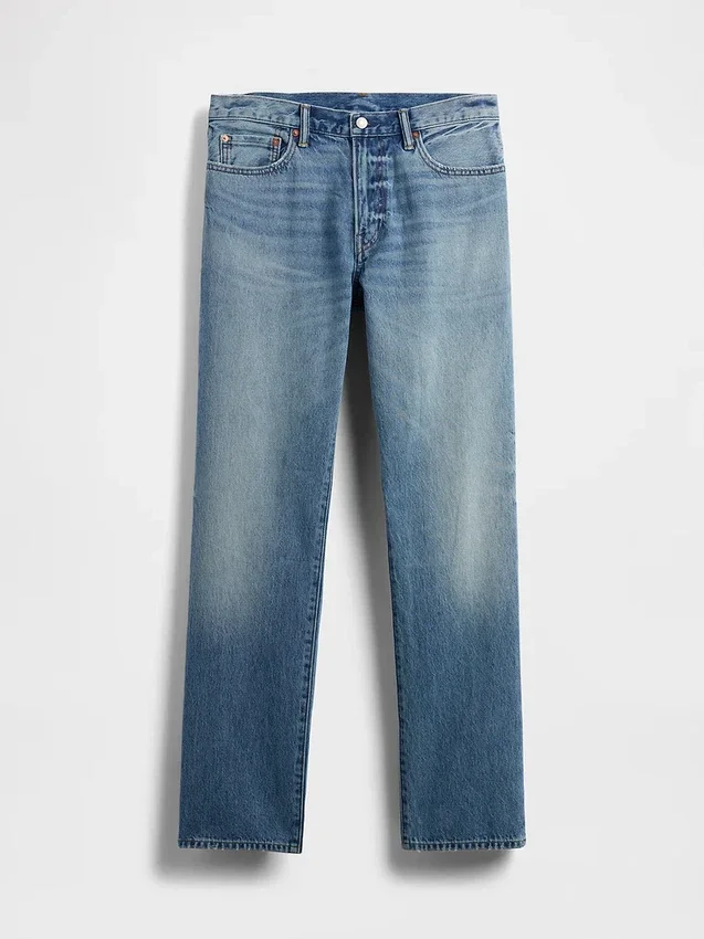 Jeans dritti dal taglio morbido