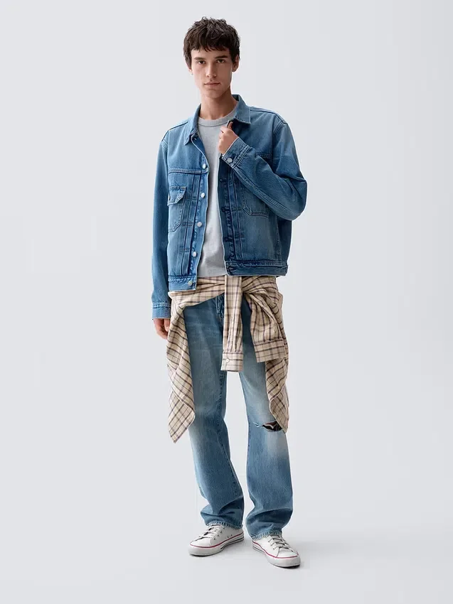 Giacca in denim Icon dal taglio morbido