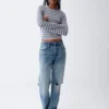 Jeans dritti dal taglio morbido