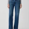 Jeans dritti dal taglio rilassato a vita media