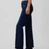 Jeans dritti dal taglio rilassato a vita media