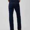 Jeans dritti dal taglio rilassato a vita media