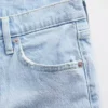 Jeans dritti dal taglio rilassato a vita media