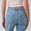 Jeans dritti dal taglio rilassato a vita media