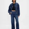 Jeans extra larghi da adulto con fodera in flanella “Stranger Things”