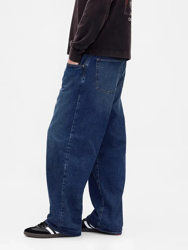 Jeans extra larghi da adulto con fodera in flanella “Stranger Things”