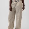 Jeans GAP × Hfr a vita bassa e gamba larga "Barrel" della collezione di Nicole Benefield