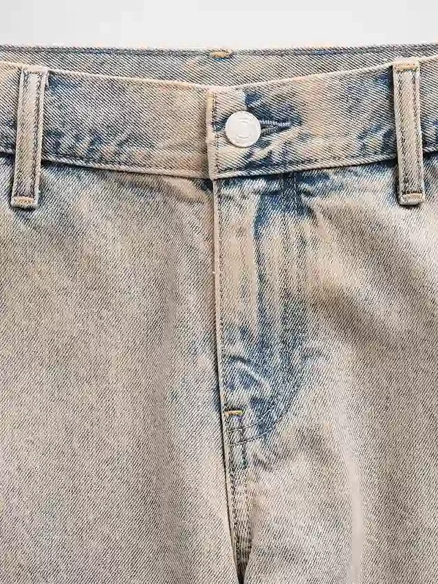 Jeans GAP × Hfr a vita bassa e gamba larga "Barrel" della collezione di Nicole Benefield
