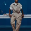Jeans GAP × Hfr a vita bassa e gamba larga "Barrel" della collezione di Nicole Benefield