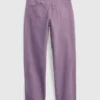 Jeans larghi a vita alta per bambini in stile anni ’90