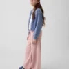 Jeans larghi a vita bassa per bambini