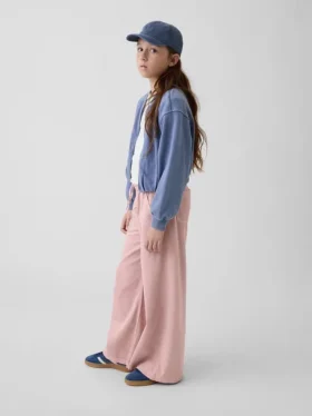 Jeans larghi a vita bassa per bambini