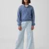 Jeans larghi a vita bassa per bambini